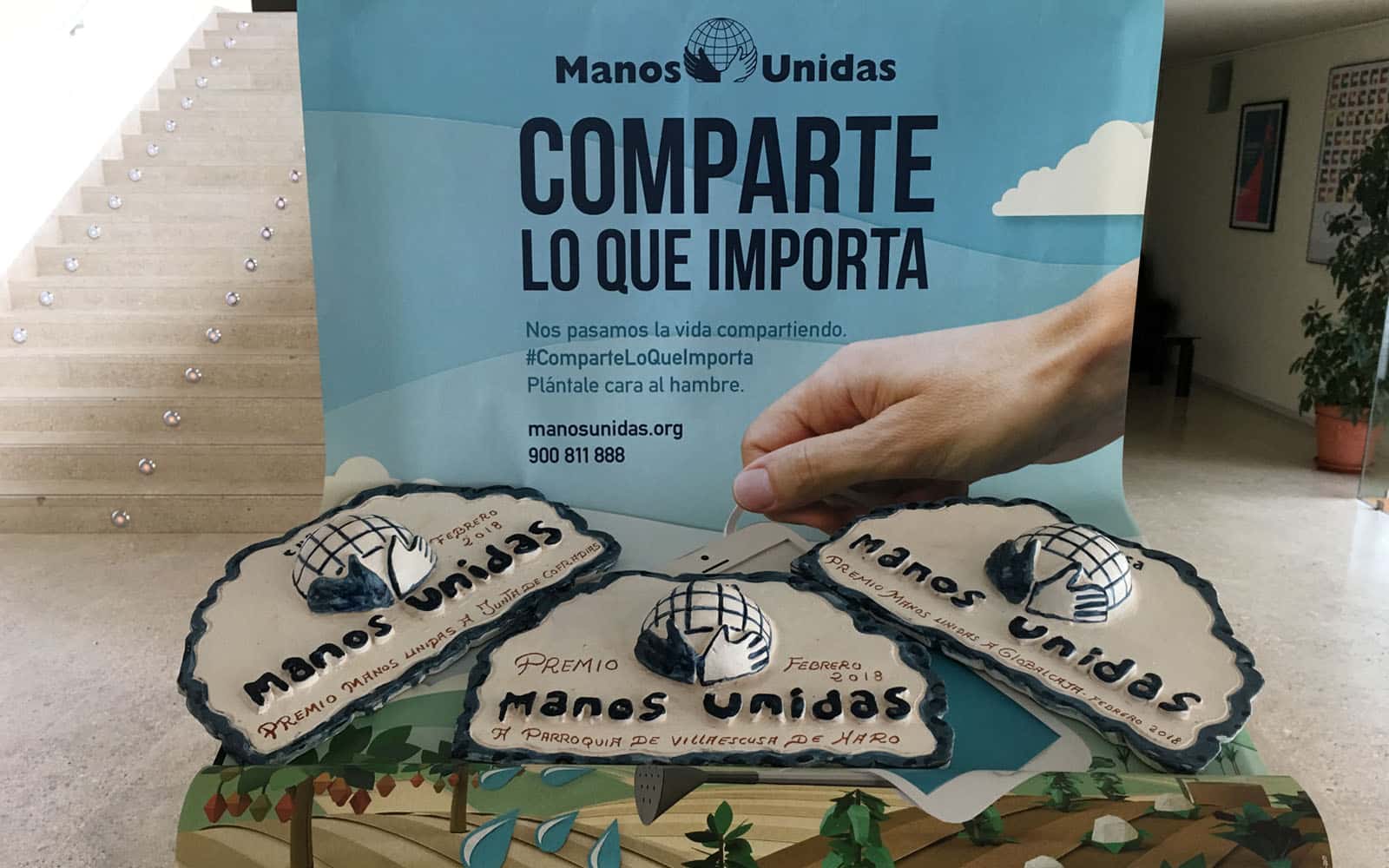 Reconocimiento de Manos Unidas a la Fundación Globalcaja Cuenca
