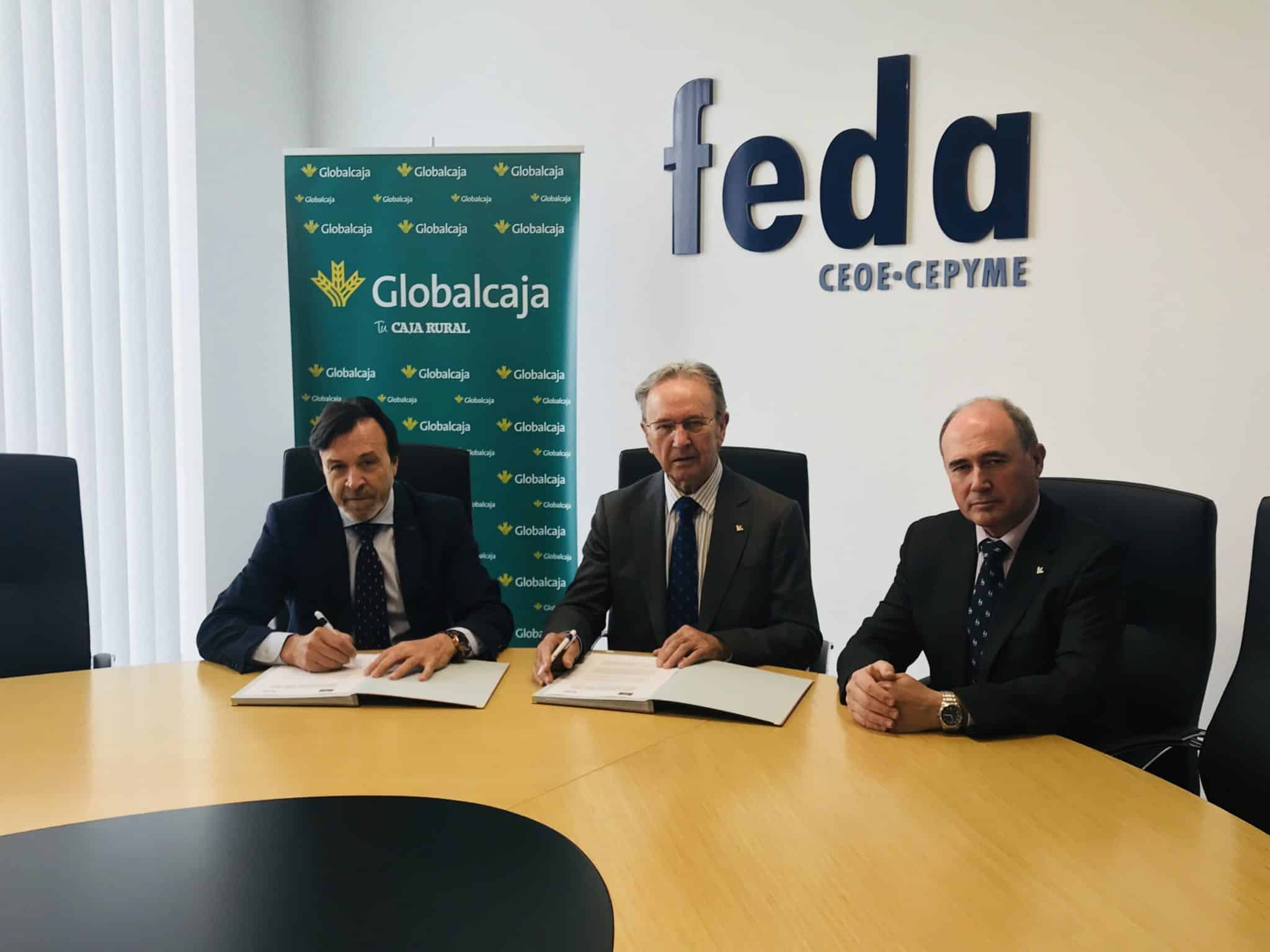 Globalcaja se vuelve a comprometer con Feda en sus acciones de promoción empresarial