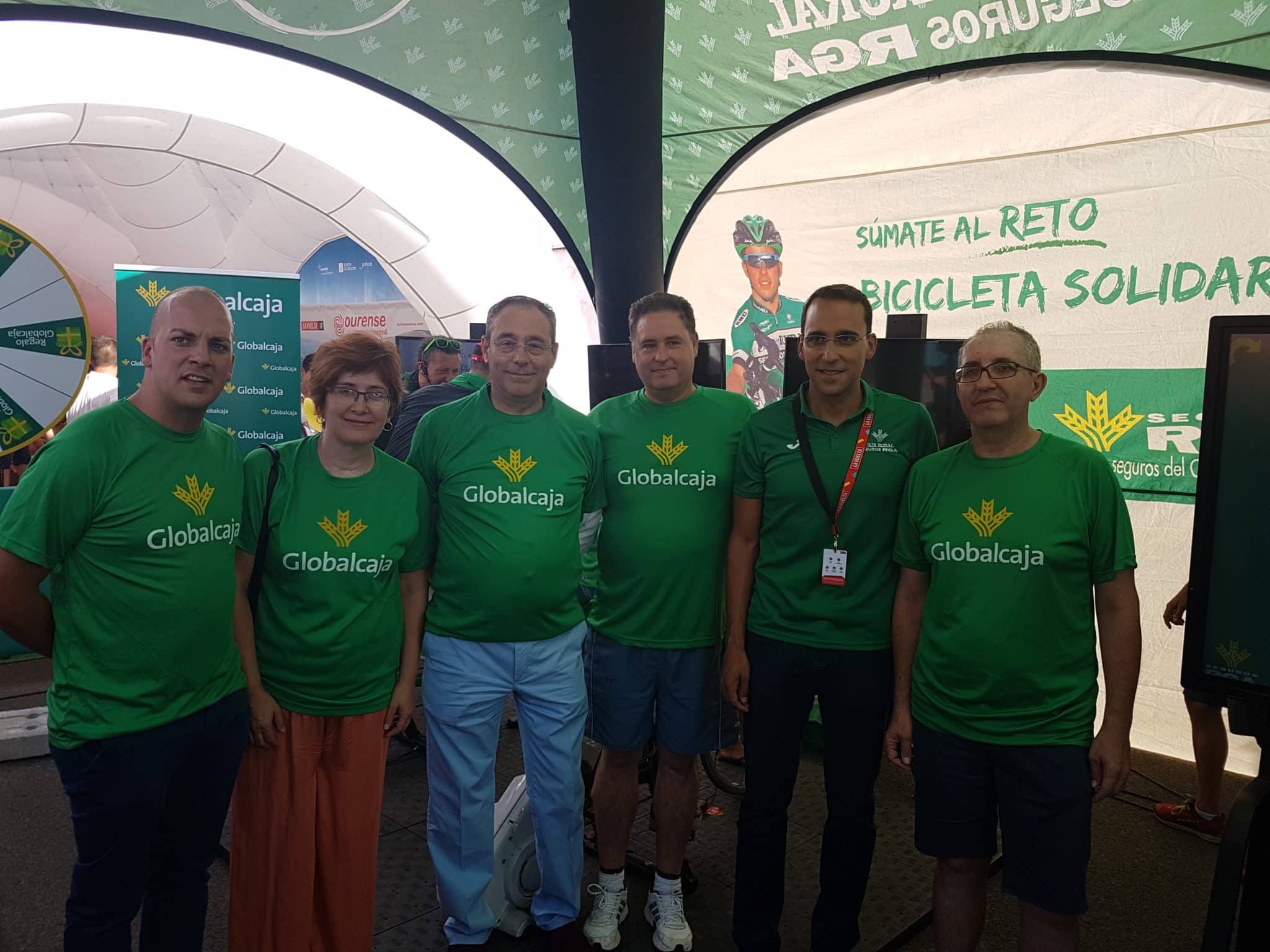 Nuevo éxito de Globalcaja y RGA con la Bicicleta Solidaria en Almadén