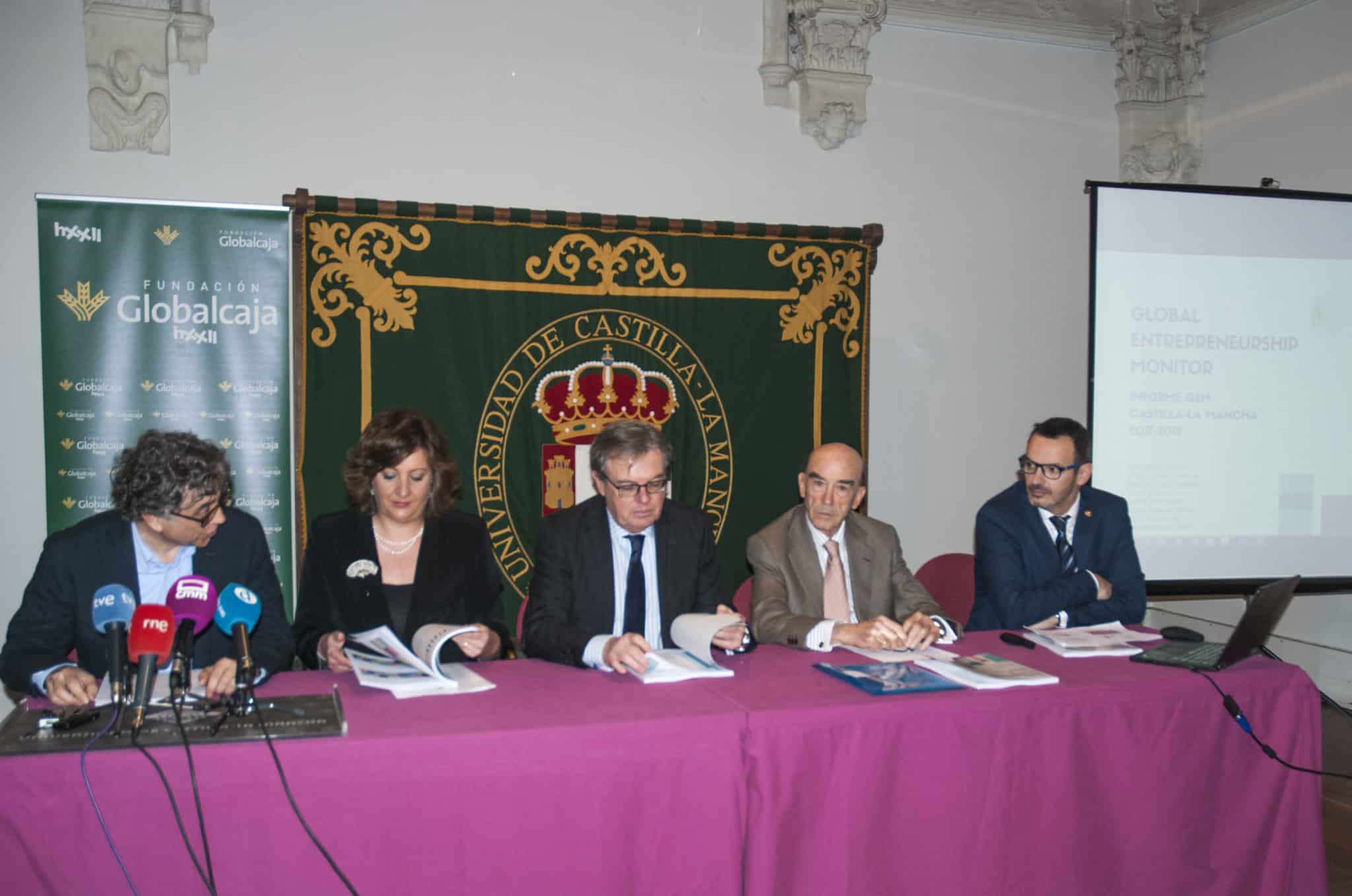 UCLM, Globalcaja HXXII y JCCM presentan el Informe GEM Castilla-La Mancha