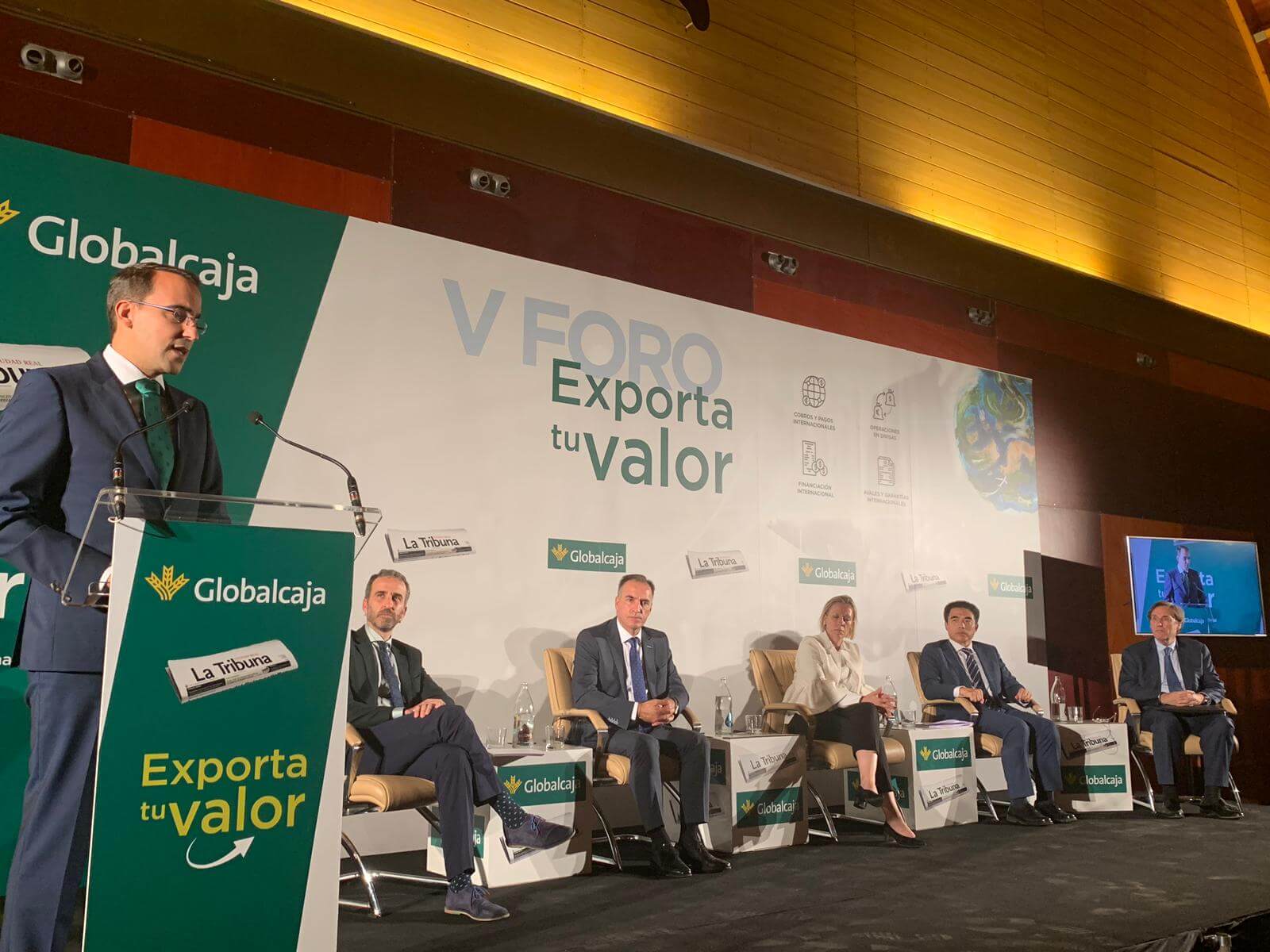 Globalcaja, en el Foro  «Exporta Tu Valor» , destaca la potencialidad en las exportaciones de Castilla-La Mancha
