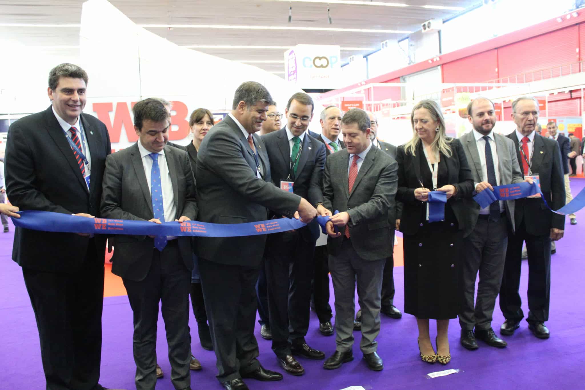 García-Page inaugura la 11ª edición de la WBWE, la feria donde se negocia más del 80% de la cosecha de vino a granel del mundo