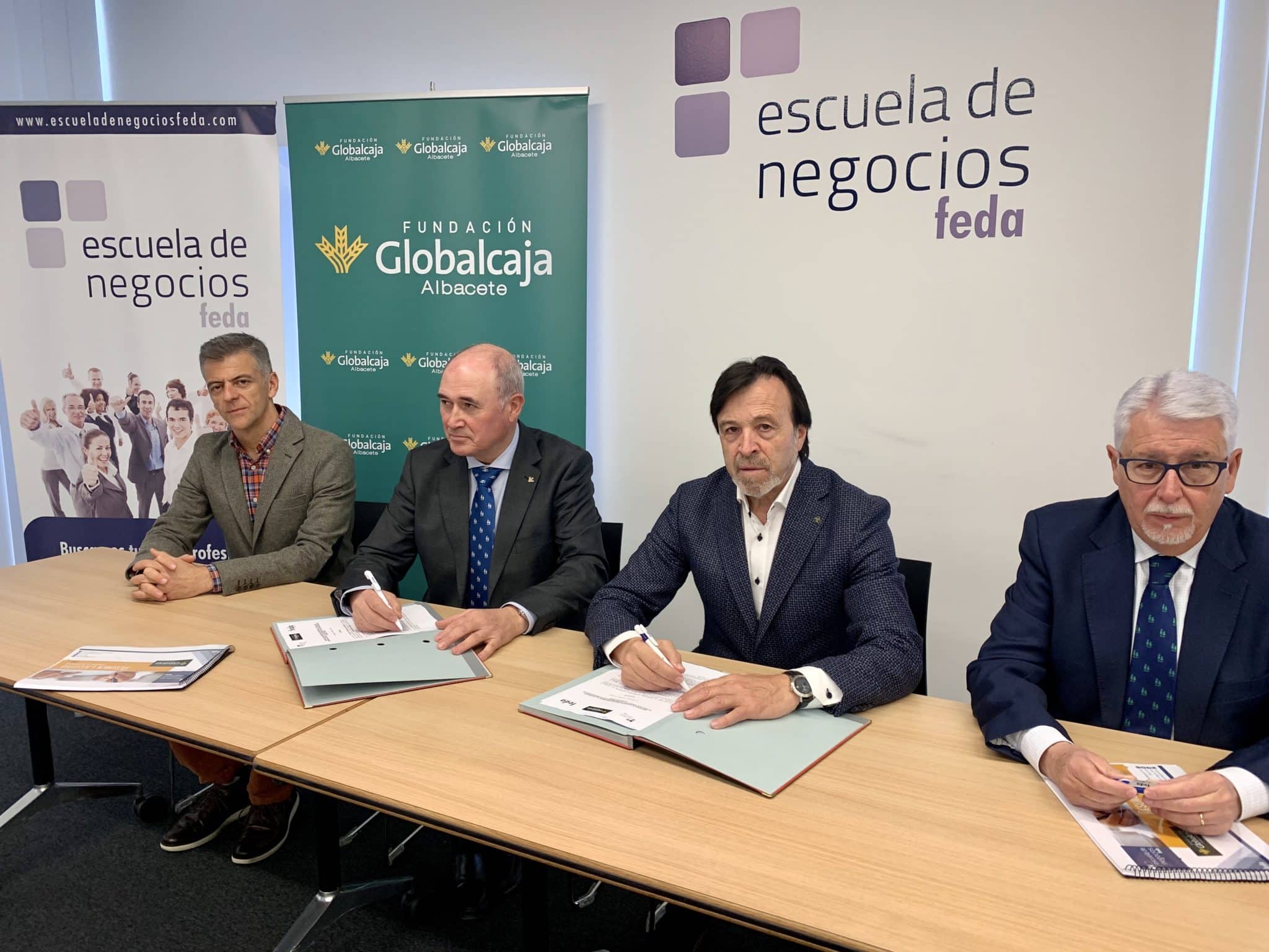 La Fundación Globalcaja-Albacete se convierte en colaborador global de Escuela de Negocios Feda