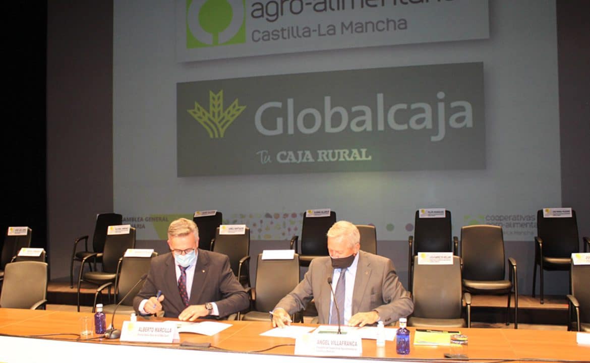 Cooperativas Agro-alimentarias Castilla-La Mancha renueva el convenio con Globalcaja