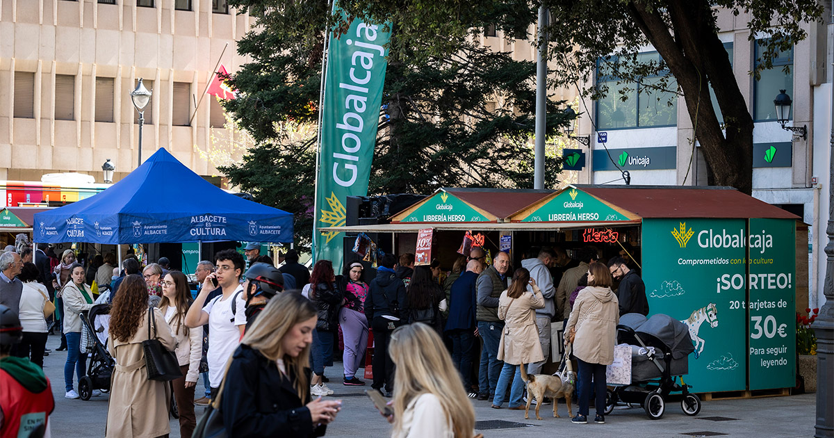 Globalcaja impulsa la Fiesta del Libro 2026, apoyando a las librerías locales